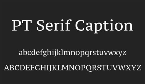 Pt Serif Font Free Download