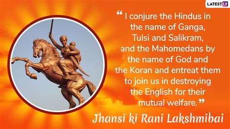 Rani Lakshmi Bai Death Anniversary 2019: Five Quotes by Jhansi Ki Rani, the Fearless Warrior ...