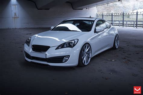 Custom Parts Add a Touch of Style to White Hyundai Genesis Coupe — CARiD.com Gallery