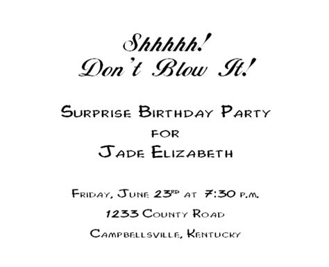 Free Printable Birthday Invitation 2