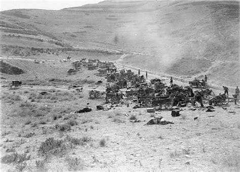 Battle of Megiddo (1918) Destroyed Turkish transport - PICRYL - Public Domain Media Search ...