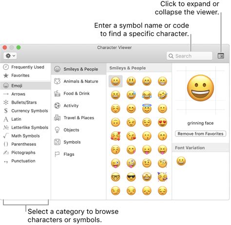 Use emoji and symbols on Mac - Apple Support