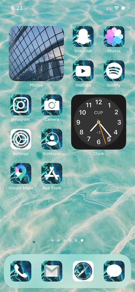 App Icon Aesthetic Blue