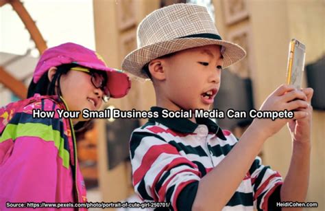 How Your Small Business Social Media Can Compete - Heidi Cohen