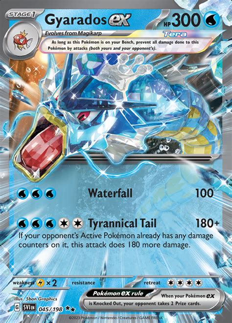 Gyarados EX - Scarlet & Violet - Double Rare Holo - Pokemon TCG - DigitalTQ