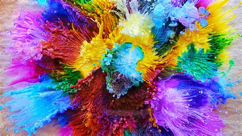 Colorful Paint Splash HD Abstract Wallpapers | HD Wallpapers | ID #62997