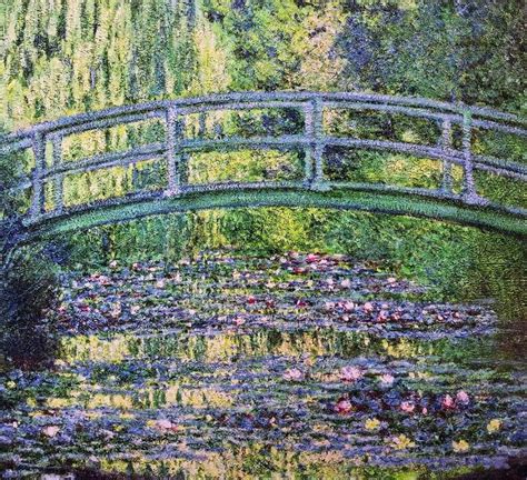 Claude Monet "Water Lily Pond & Japanese Bridge" 1899 FRAMED ART | marlinartauction