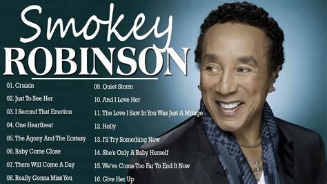 Top 20 Best Songs Of Smokey Robinson - Smokey Robinson Greatest Hits Playlist 70s 80s - YouTube