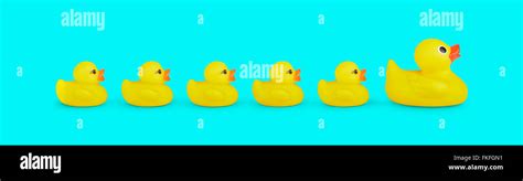 Yellow Rubber Ducks Stock Photo - Alamy