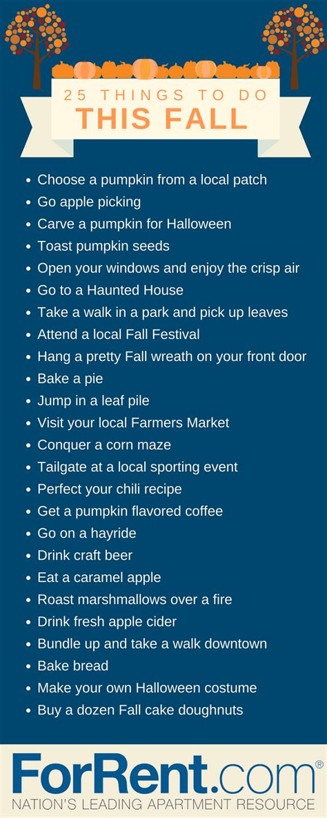 25 Fun Ideas for Things To Do This Fall Tips | ForRent | Fun fall activities, Fall fun, Happy ...