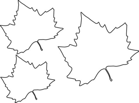 Leaf clip art free outline