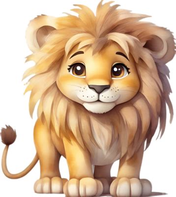 Watercolor Lion PNGs for Free Download