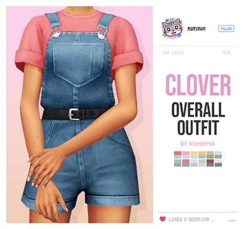 Best Sims 4 Overalls CC For Female Sim Outfits (All Free) – FandomSpot