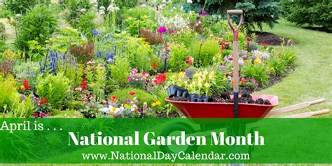 NATIONAL GARDEN MONTH - April | Garden, Lawn and garden, March month