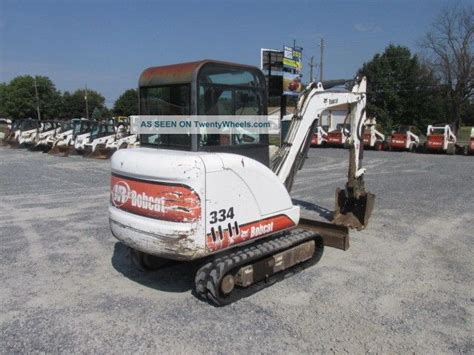 2001 Bobcat 334 Mini Excavator W/cab