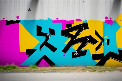 Premium AI Image | Graffiti Art Wall Painting Freedom to Feel Free Abstract Wallpaper Background ...