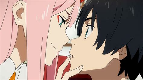 Darling In The FranXX Zero Two Hiro Zero Two Touch And Hiro Are Closer HD Anime Wallpapers | HD ...