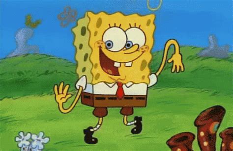 Spongebob Excited GIF - Spongebob Dance - Discover & Share GIFs