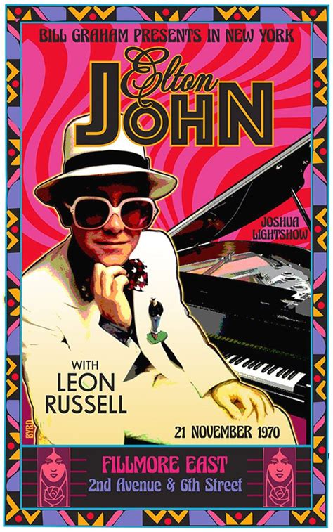 Elton John Poster Vintage