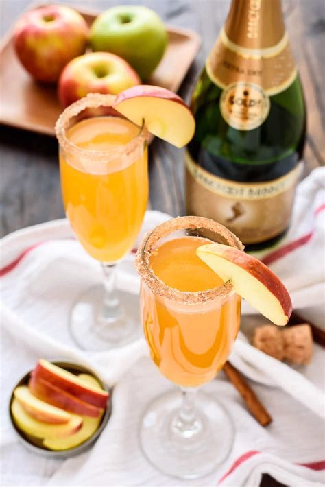 Apple Cider Champagne Cocktail