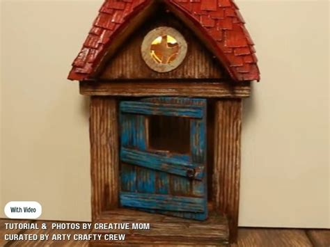 6 Beautiful DIY Fairy Door Craft Ideas - Arty Crafty Crew