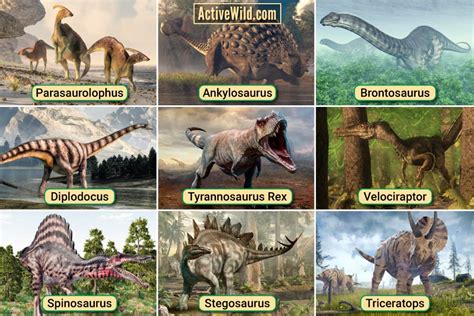 Famous Dinosaurs List With Pictures And Interesting Facts