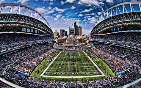 Download wallpapers CenturyLink Field, Seattle Seahawks Stadium, American Football, NFL, Seattle ...