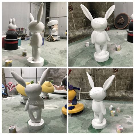 Standing Rabbit Statue