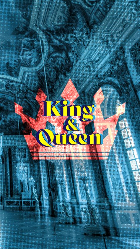 Download Blue Abstract King And Queen Wallpaper | Wallpapers.com