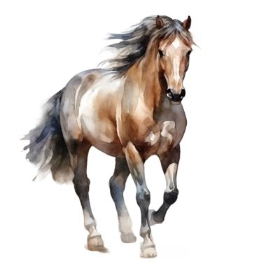 Watercolor Horse PNGs for Free Download