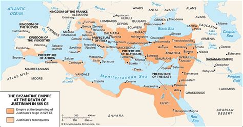 Byzantine Empire - The successors of Justinian: 565–610 | Britannica