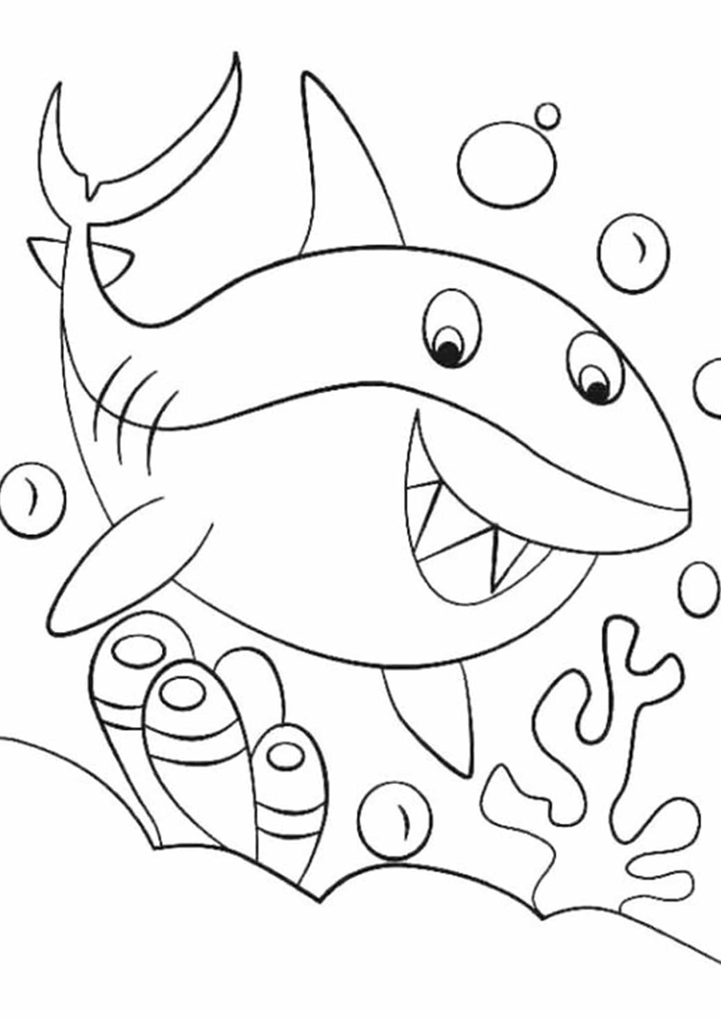 Shark Coloring Pages Printable