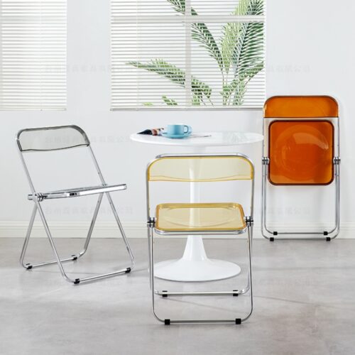 Acrylic Minimalist Folding Chair 1