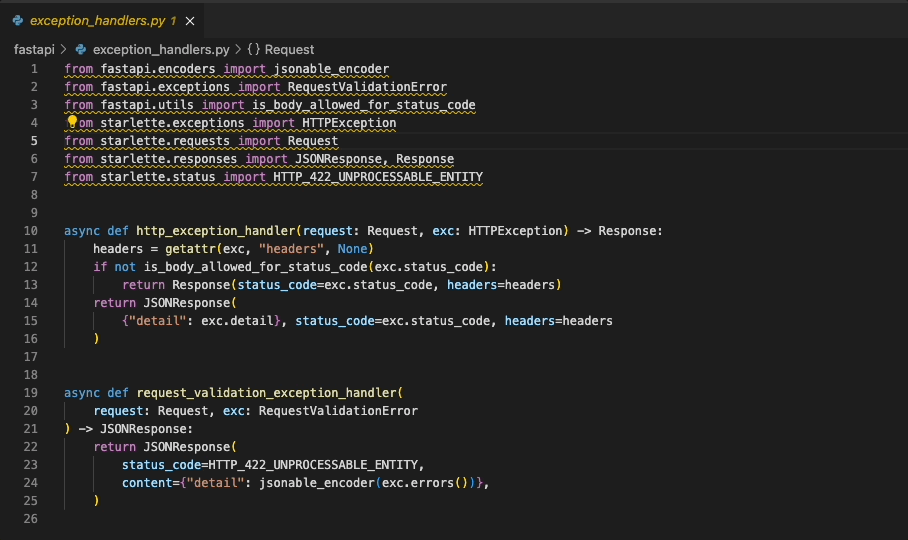 Using the "Organize Imports" action to sort and deduplicate Python imports