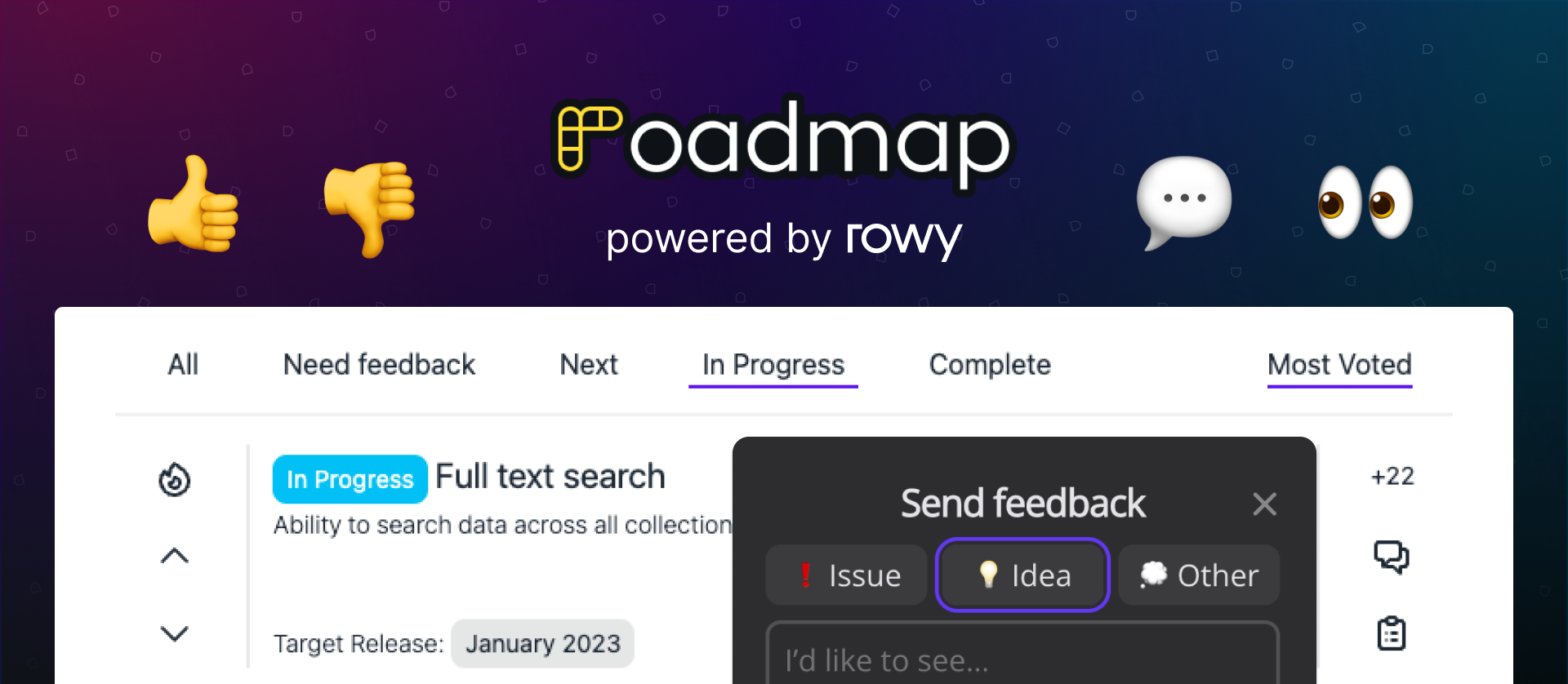 Roadmap Voting App