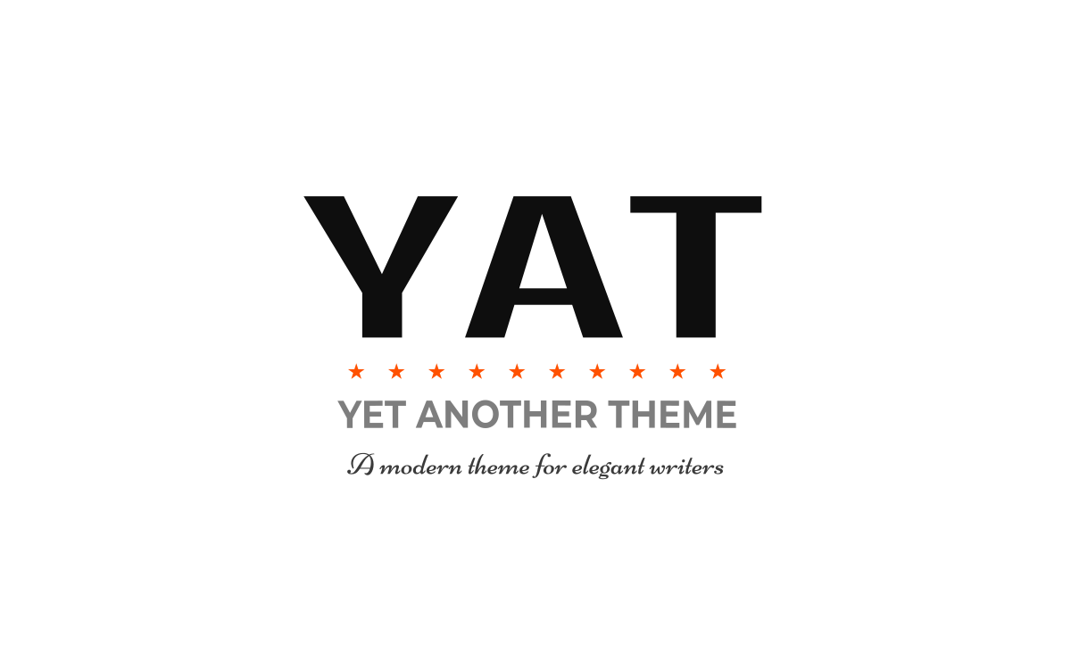 jekyll-theme-yat →~ jekyll