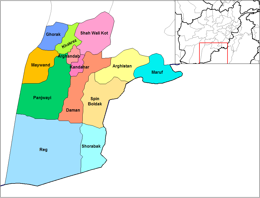 Kandahar Map | Maps