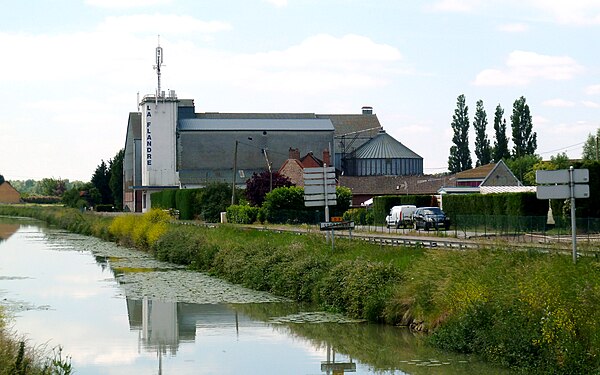 Silo S.C.A.La Flandre Maritime in Looberghe.- France.