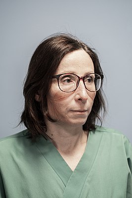 Portrait of Marina Massarini, anesthesiologist doctor