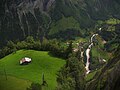 Stechelberg viewed from Gimmelwald