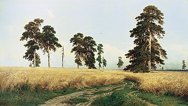 Ivan Shishkin: Rye fields, 1878