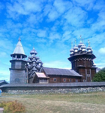 Церкви Кижского погоста, Кижи, Карелия, Россия.