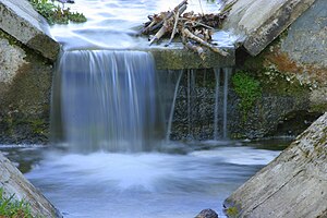 The Hungarian Branch Rinya's little waterfall