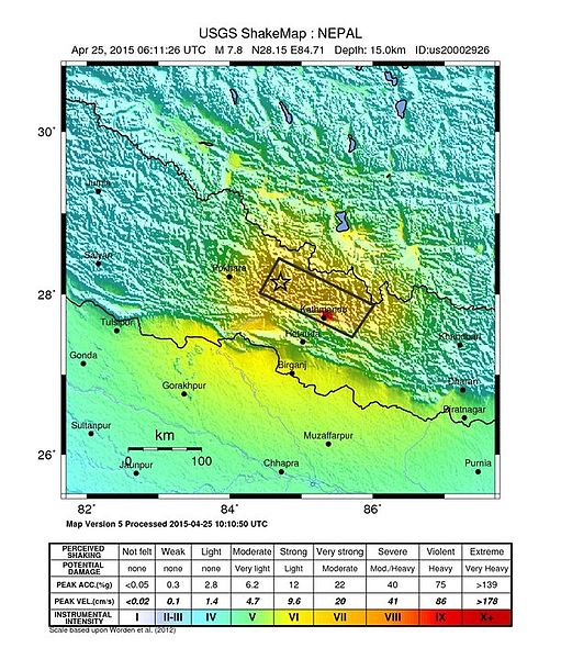 File:2015 Nepal earthquake ShakeMap.jpg