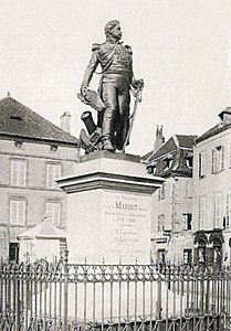 Statue of General Marbot in Beaulieu-sur-Dordogne