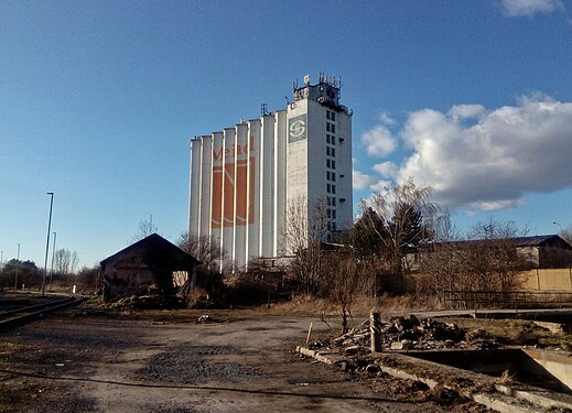 Silo in Prague-Řeporyje, Czech Republic