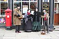 Carol singers in Lincoln, UK