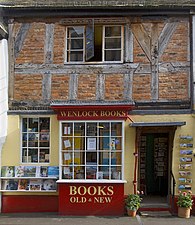 Bookshop in Much Wenlock, Shropshire