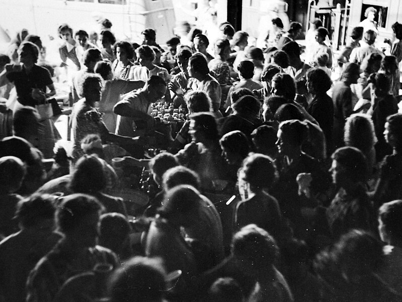 File:War In Malaya, Refugees from Penang at IPOH Station, Berak, on way to Singapore (23916867524).jpg