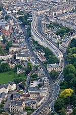 The Paragon, Bath, aerial view